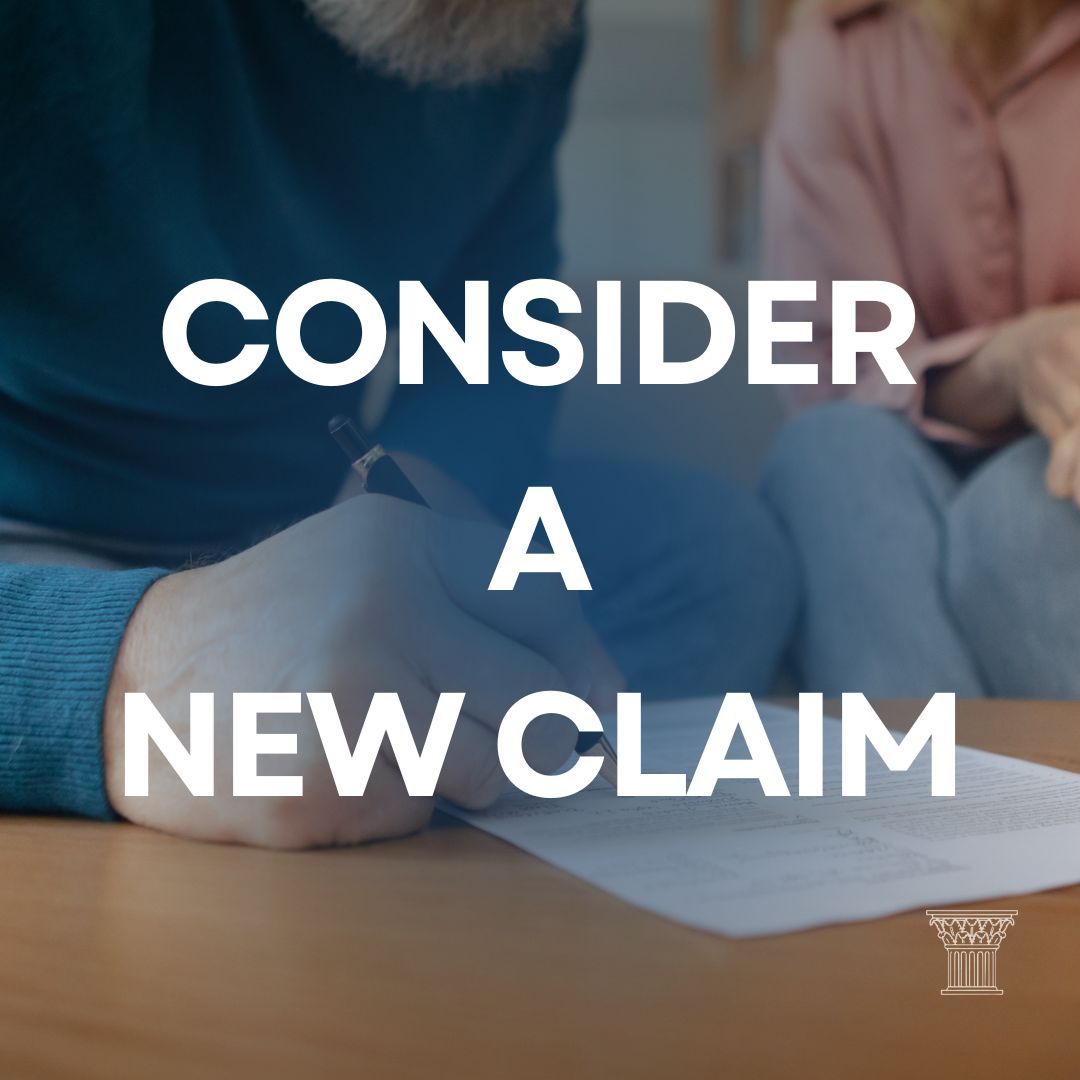 Person filing a new SSDI claim